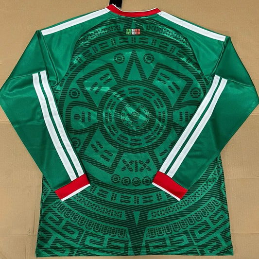 2026 Mexico Long Sleeve Home Kit Stadium Version