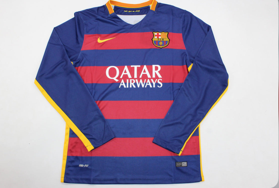 Barça Home 15/16 Long Sleeve Kit