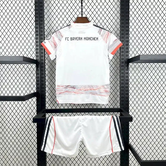 25/26 Bayern Munich Kids Away Kit Stadium Version