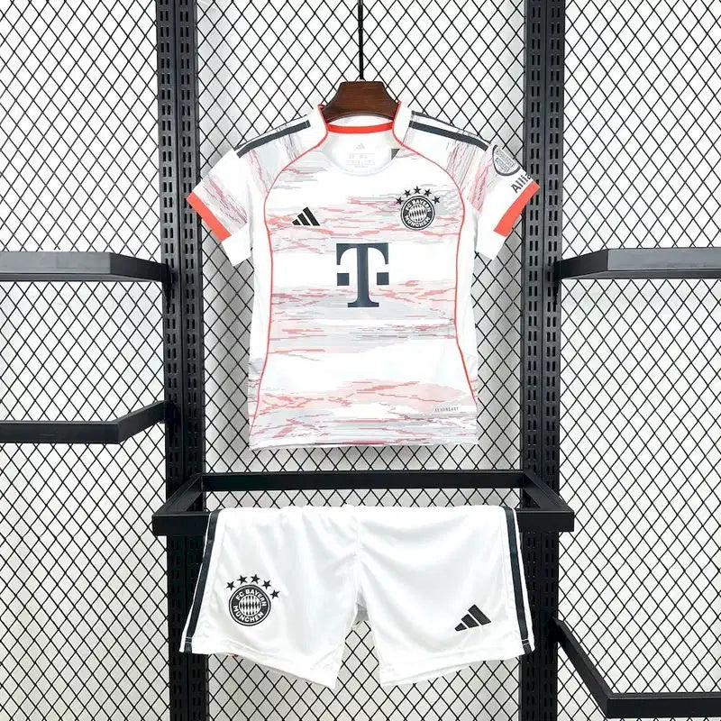 25/26 Bayern Munich Kids Away Kit Stadium Version