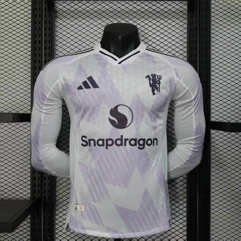 25/26 Man. Utd. Long Sleeve Away Kit Player Version