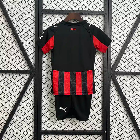 25/26 AC Milan Kids Home Kit Stadium Version