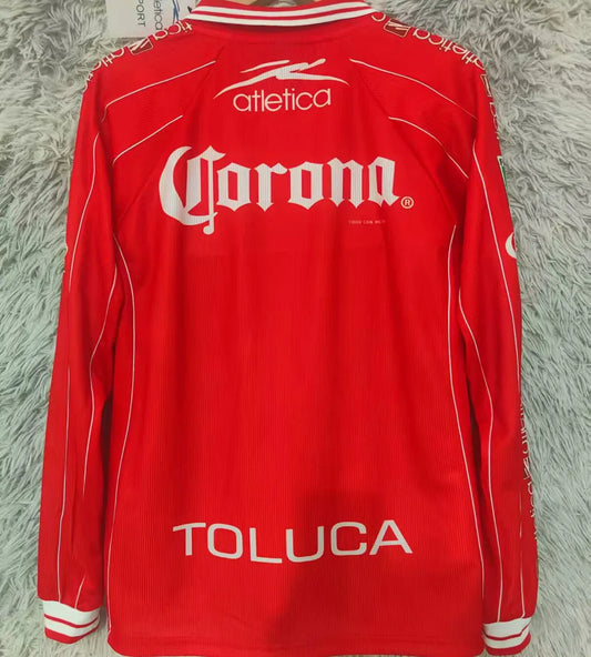 Toluca Home 99/00 Long Sleeve Home Retro Jersey