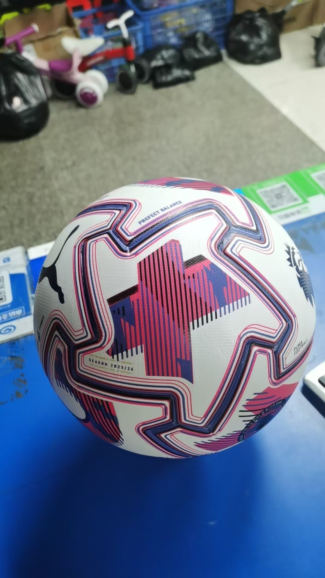 Puma Orbita Ultimate Premier League Brilliance FIFA Quality Pro Soccer Ball 25/26 - White/Multi-color