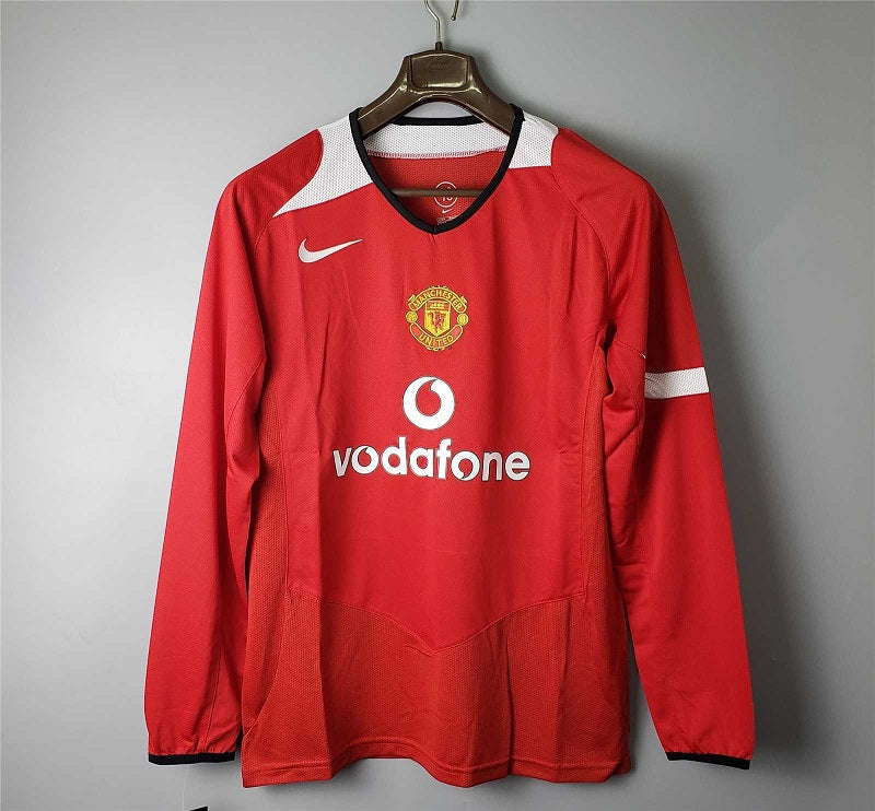 Man. Utd Home 04/06 Long Sleeve Kit