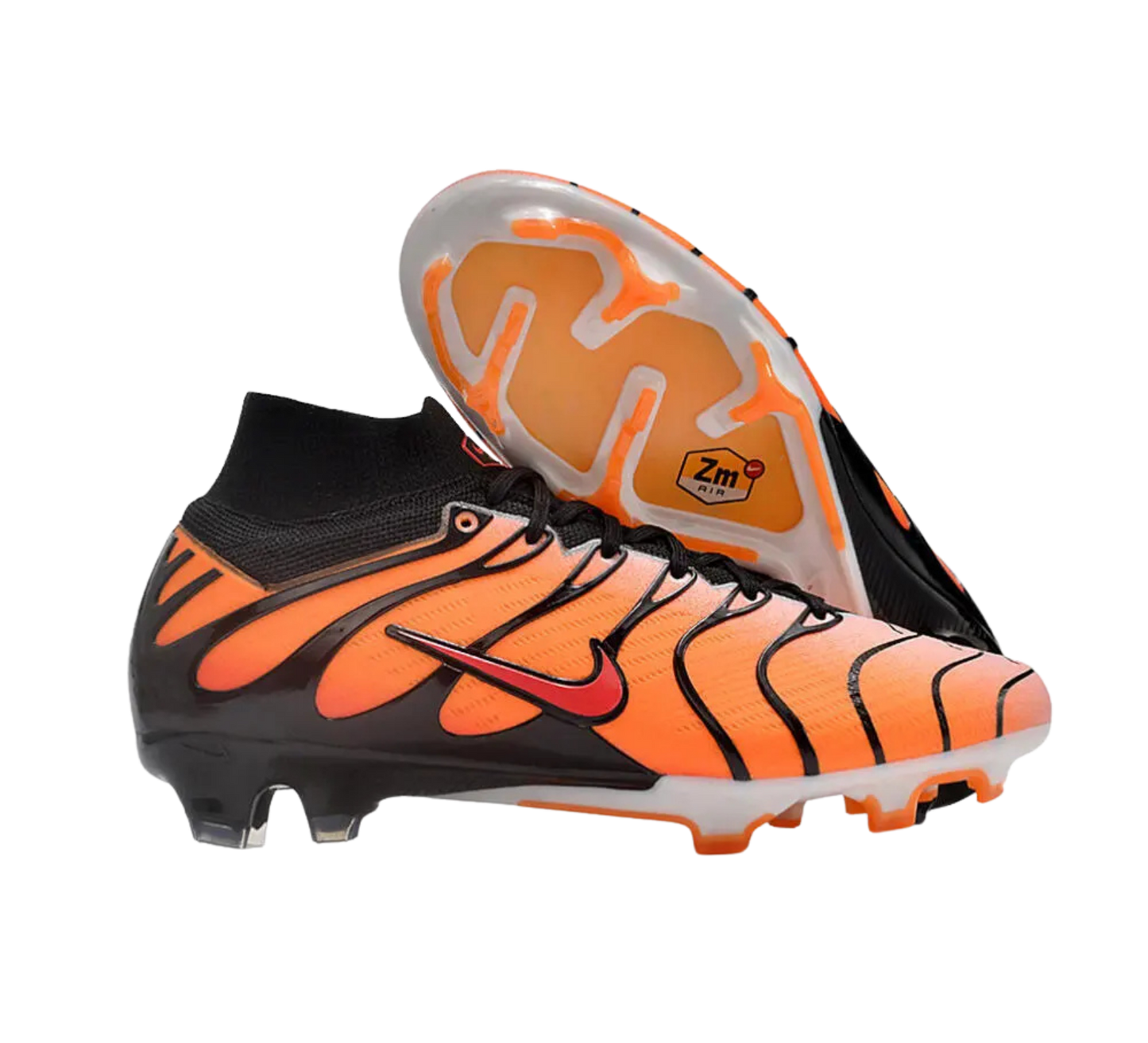 Nike Air Zoom Mercurial Superfly 9 Elite FG Firm Ground Soccer Cleats - Orange/Black/Red