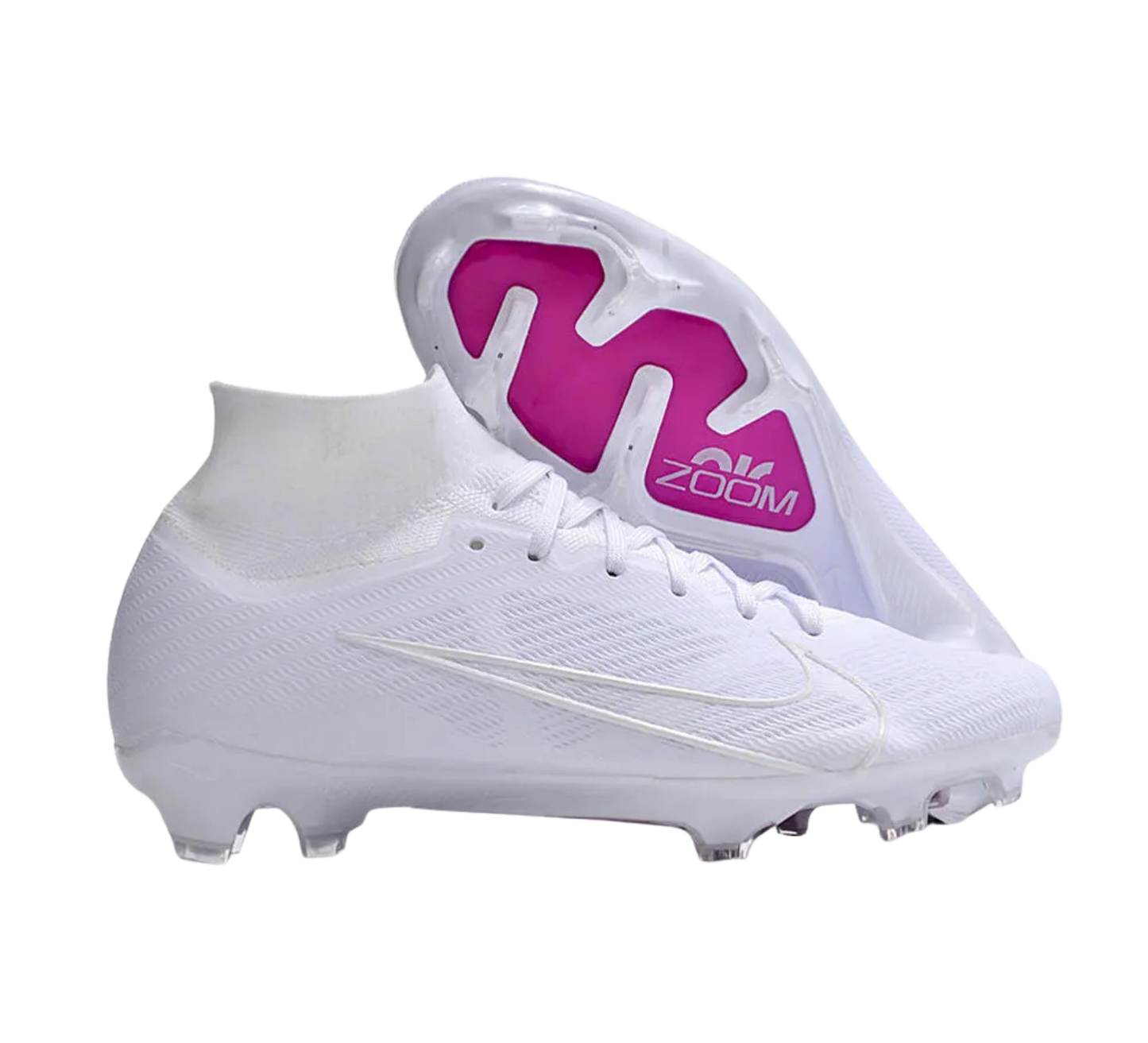 Nike Air Zoom Mercurial Superfly 9 Elite Change Color In Sunlight FG Firm Ground Soccer Cleats - White/Purple