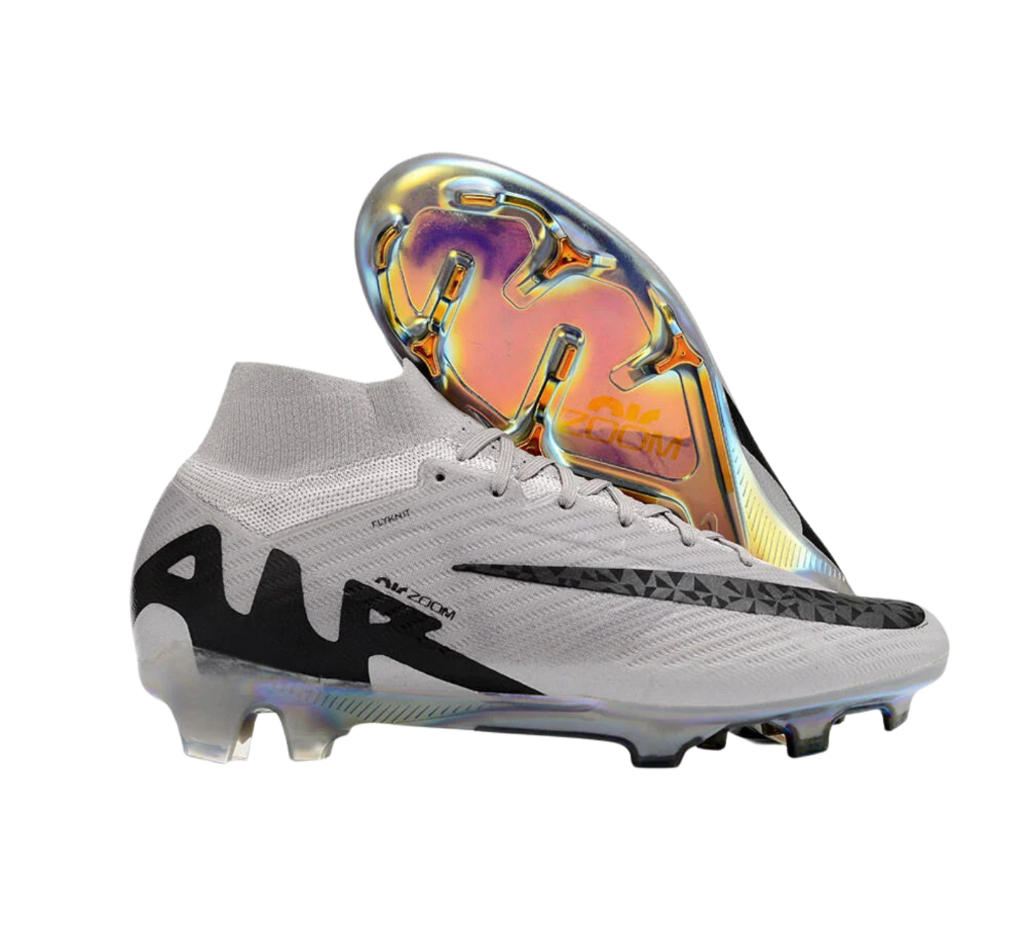 Nike Air Zoom Mercurial Superfly 9 Elite FG Firm Ground Soccer Cleats - Purple/Black/Gold