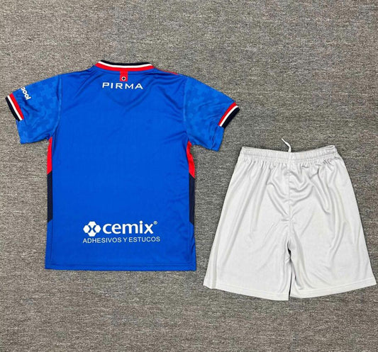 25/26 Cruz Azul Adult Home Kit Stadium Version