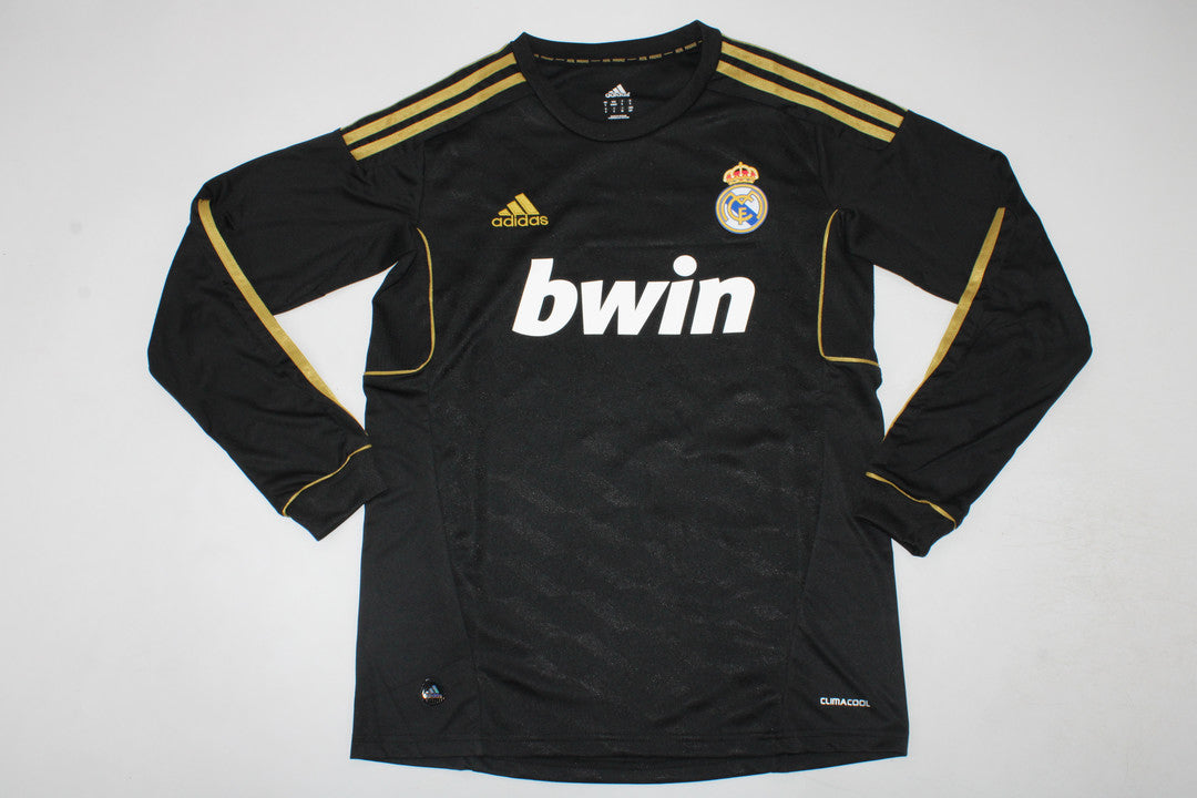 R. Madrid 11/12 Away Long Sleeve Retro Club Jersey
