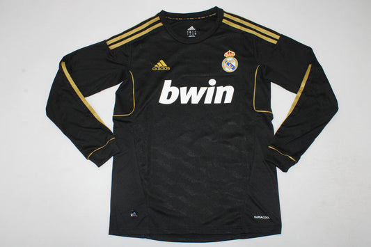 R. Madrid 11/12 Away Long Sleeve Retro Club Jersey