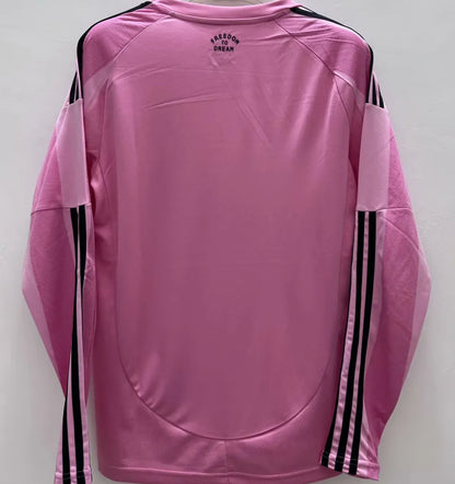 25/26 Inter Miami Long Sleeve Home Kit Stadium Version