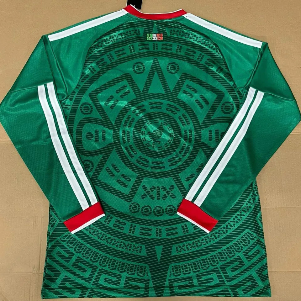 2026 Mexico Long Sleeve Home Kit Stadium Version