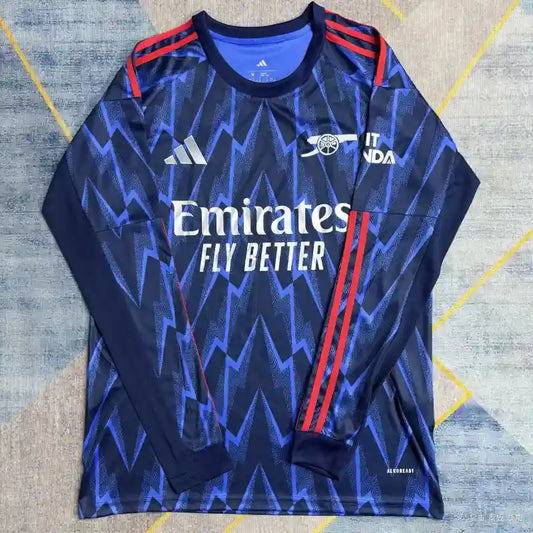 25/26 Arsenal Long Sleeve Away Kit Stadium Version