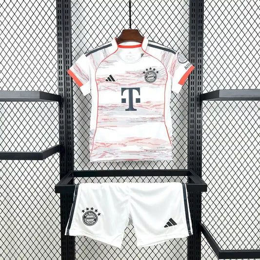 25/26 Bayern Munich Kids Away Kit Stadium Version