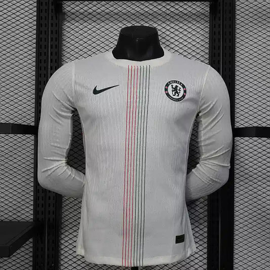 25/26 Chelsea Long Sleeve Away Kit Player Version