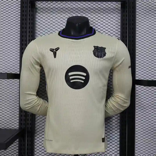 25/26 Barça Long Sleeve Away Kit Player Version