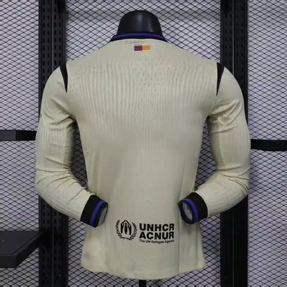 25/26 Barça Long Sleeve Away Kit Player Version