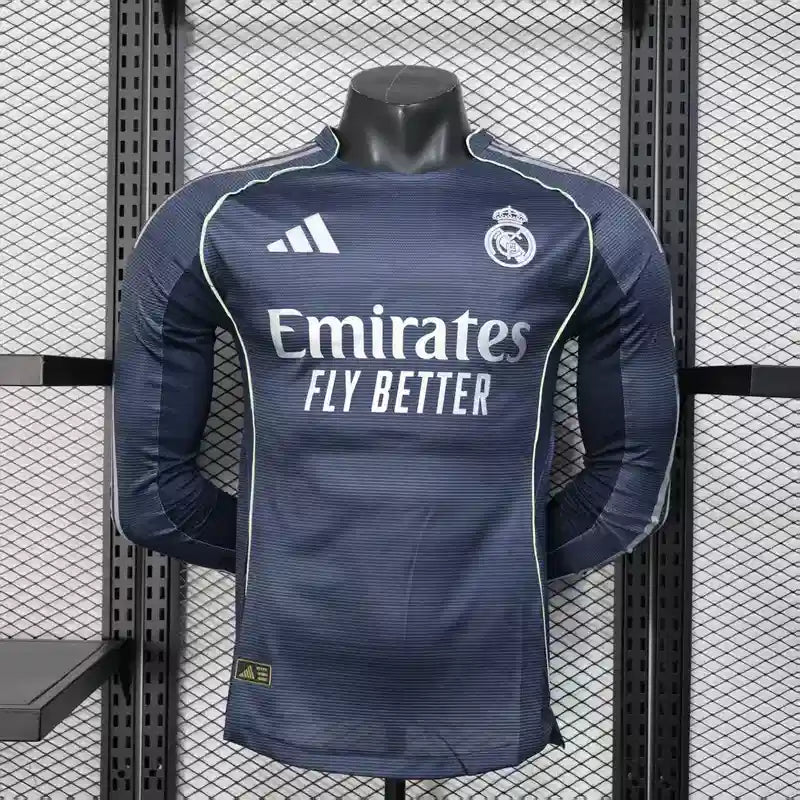 25/26 R.Madrid Long Sleeve Away Kit Player Version