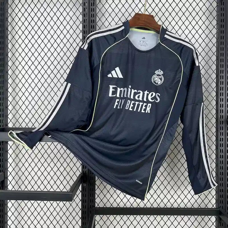25/26 R.Madrid Long Sleeve Away Kit Stadium Version
