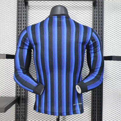 25/26 Inter Milan Long Sleeve Home Kit Player Version