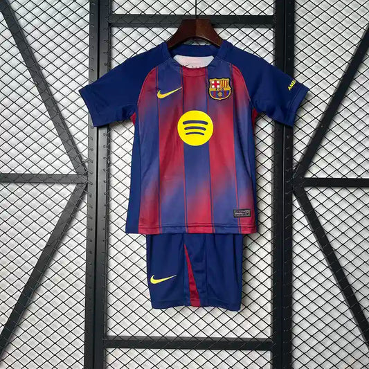 25/26 Barça Kids Home Kit Stadium Version