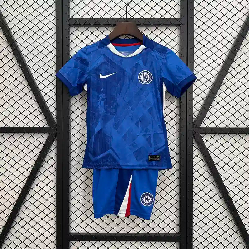 25/26 Chelsea Kids Home Kit Stadium Version