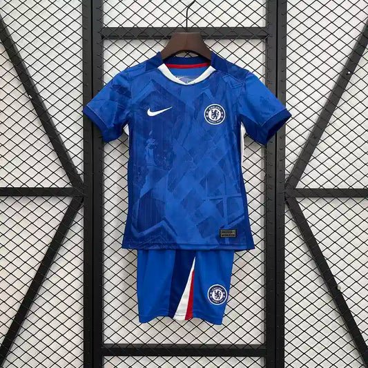25/26 Chelsea Kids Home Kit Stadium Version