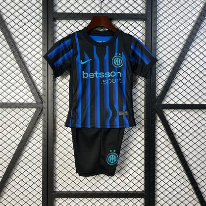 25/26 Inter Milan Kids Home Kit Stadium Version