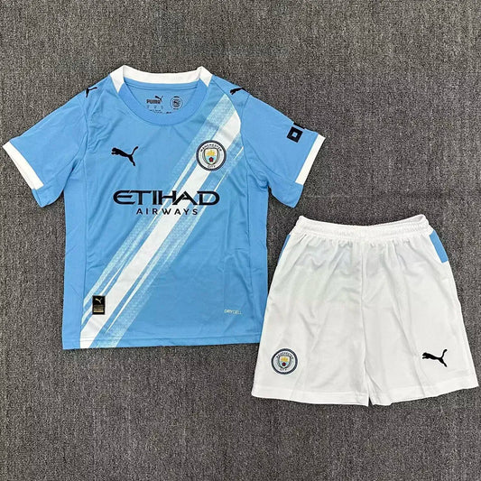 25/26 Man. City  Kids Home Kit Stadium Version