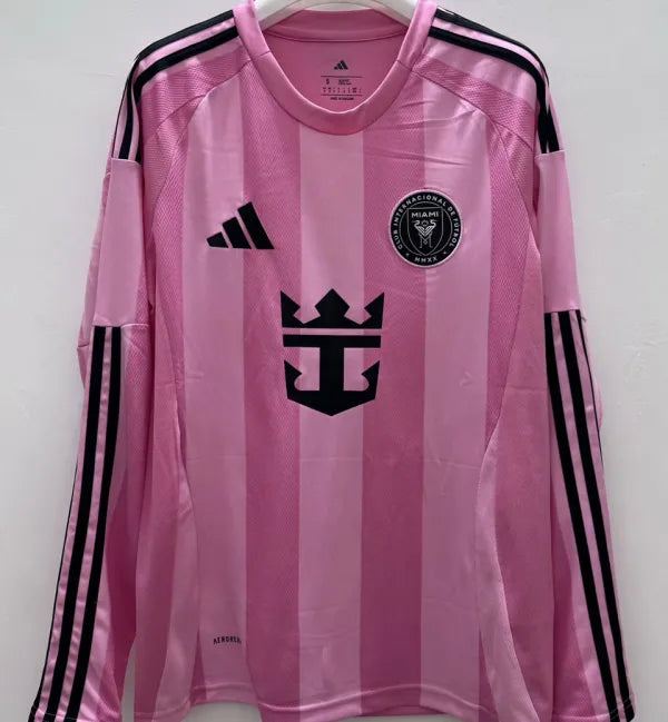 25/26 Inter Miami Long Sleeve Home Kit Stadium Version