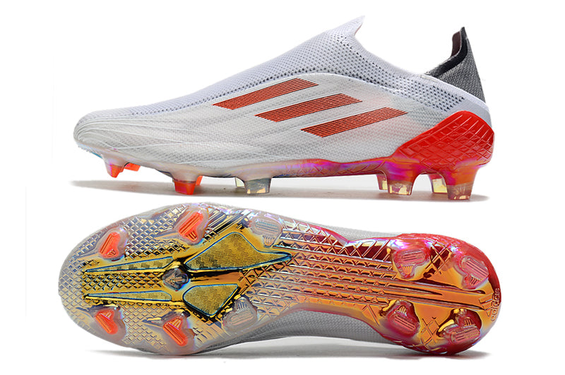 X Speed Flow +FG Laceless White Spark