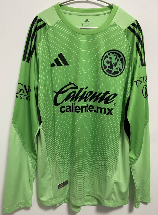 25/26 America Long Sleeve Goalkeeper Kit Stadium Version