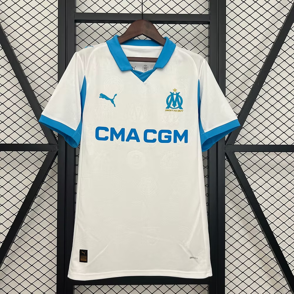 25/26 Marseille Home Kit Stadium Version