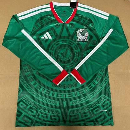 2026 Mexico Long Sleeve Home Kit Stadium Version