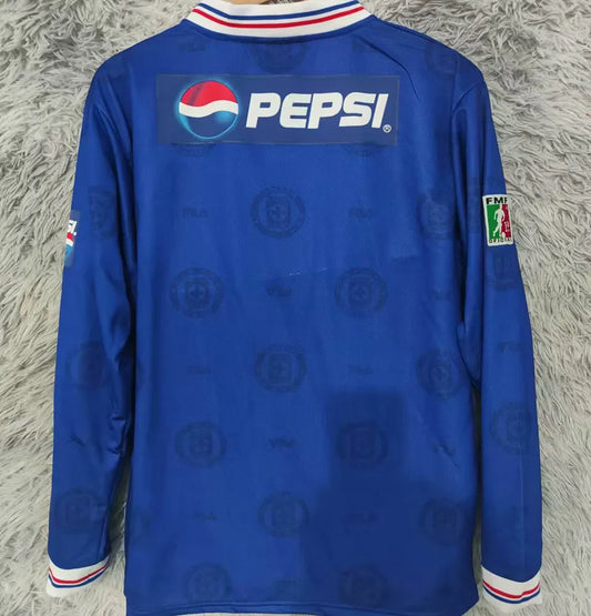Cruz Azul Home 97/98 Long Sleeve Home Retro Jersey