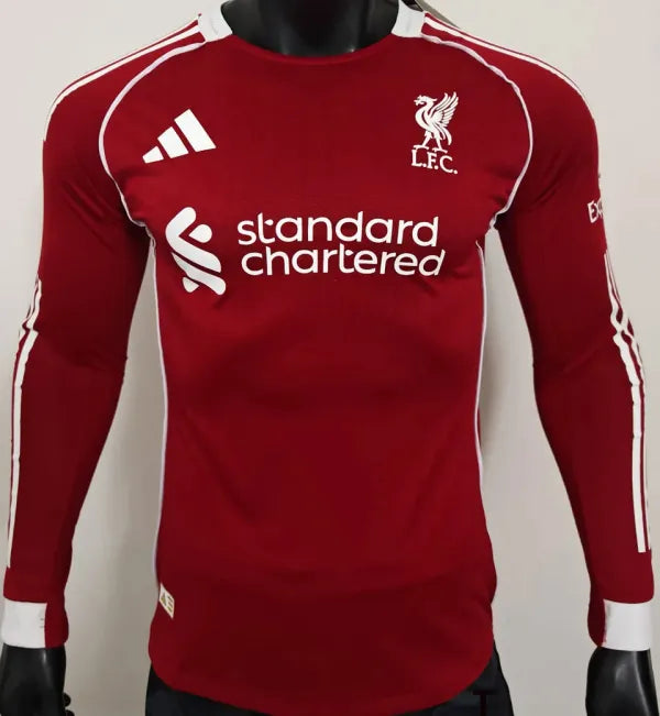 25/26 LFC Long Sleeve Home Kit Player Version