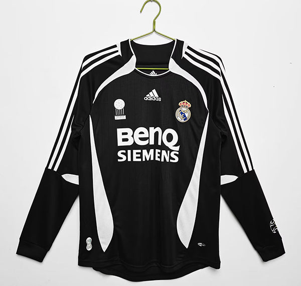 R. Madrid 06/07 Away Long Sleeve Retro Club Jersey