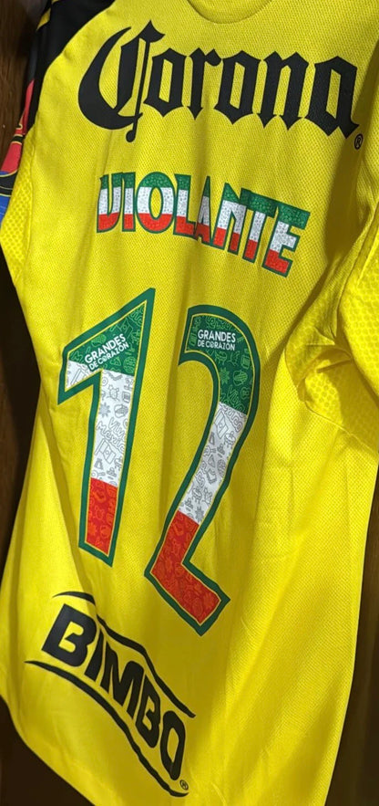 25/26 America Long Sleeve Goalkeeper Kit Stadium Version