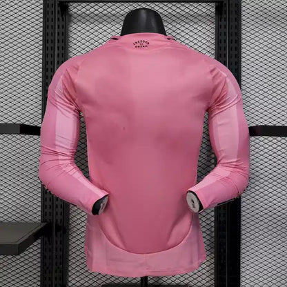25/26 Inter Miami Long Sleeve Home Kit Player Version