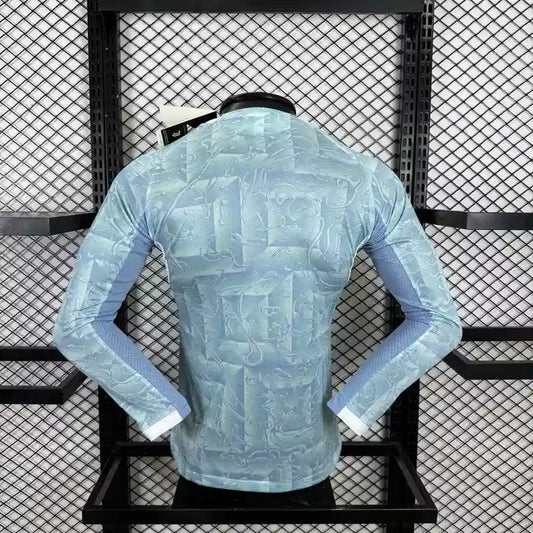 25/26 Juventus Long Sleeve Away Kit Player Version