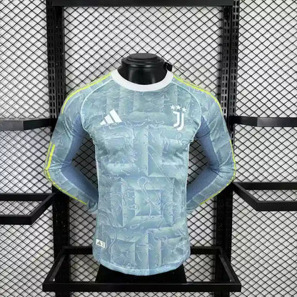 25/26 Juve Long Sleeve Away Kit Player Version