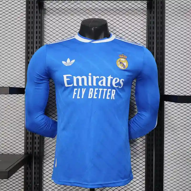 25/26 R.Madrid Long Sleeve Third Kit Player Version
