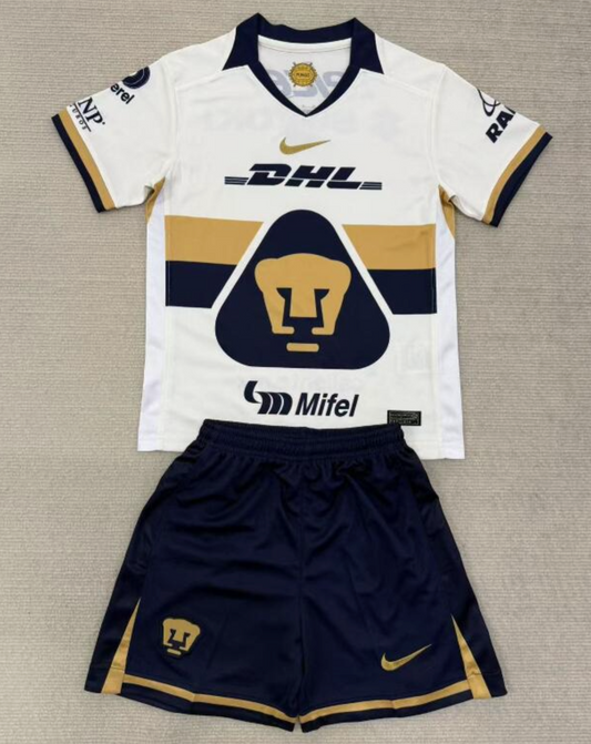 25/26 Pumas Kids Home Kit Stadium Version
