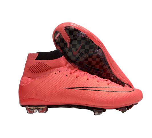 Nike Mercurial Superfly 4 CR7 FG Firm Ground Soccer Cleats - Red/Black
