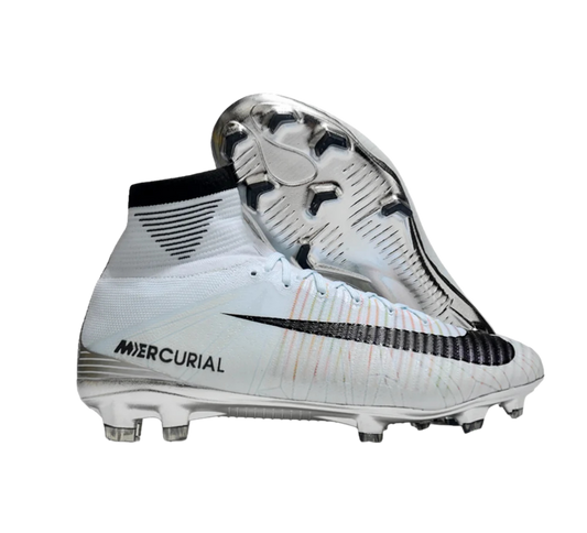 Nike Zoom Superfly 5 Elite FG Firm Ground Soccer Cleats - Blue/Black/Rainbow
