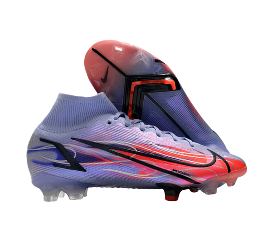 Nike Mercurial Superfly 8 Elite FG Firm Ground Soccer Cleats - Purple/Red/Black