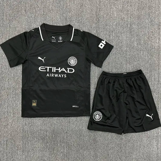 25/26 Man. City  Kids Away Kit Stadium Version