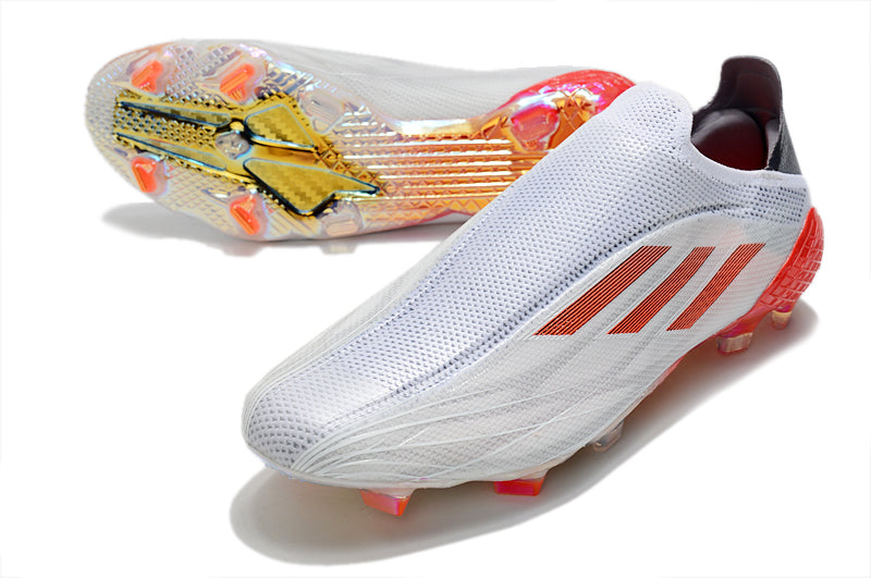 X Speed Flow +FG Laceless White Spark