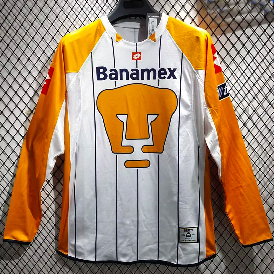Pumas Home 2004 Long Sleeve Home Retro Jersey